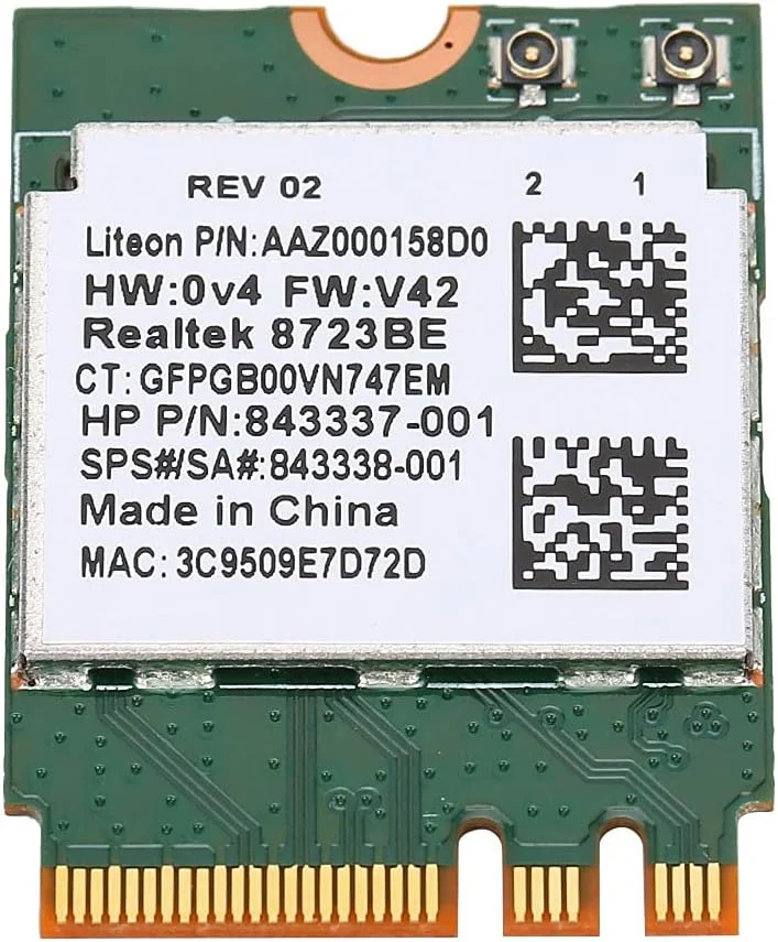 کارت وای فای، Richer-R کارت وایرلس 2 در 1 2.4G وای فای با سرعت تا 150 مگابیت بر ثانیه برای / / / Hasee و غیره.