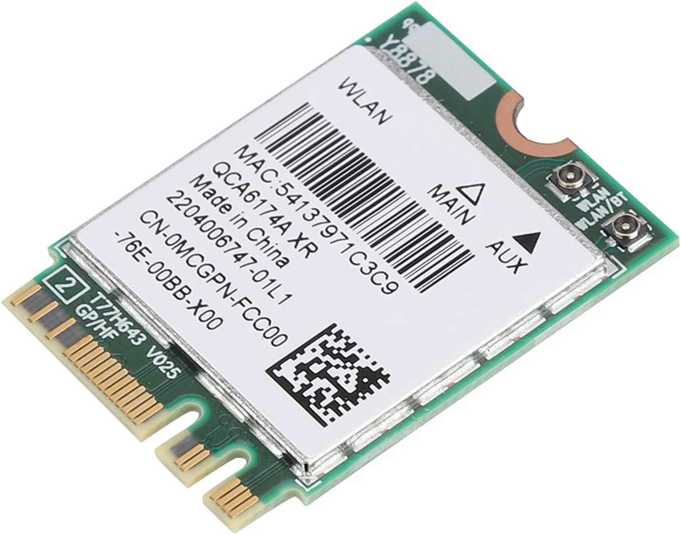 کارت شبکه بی سیم، کارت اصلی بی سیم 2.4G / 5G با سرعت بالا 4.1 با رابط NGFF/M.2