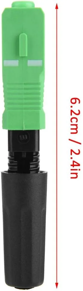 100 عدد آداپتور کابل فیبر نوری، اتصال سریع فیبر نوری (دوشاخه مستقیم)