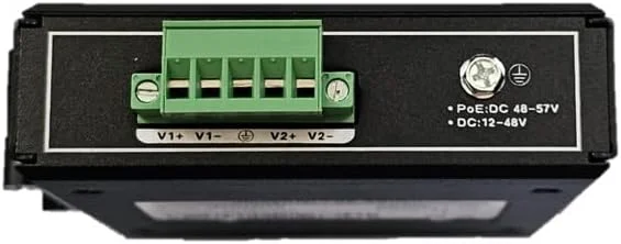 سوئیچ فیبر صنعتی گیگابیتی PoE / مبدل رسانه با 4 پورت RJ45 با سرعت 10/100/1000Base-T و 2 پورت آپلینک SFP با سرعت 1000Base-X. پورت های 1-4 از استاندارد IEEE 802.3af/at PoE پشتیبانی می کنند (JS33064PF)