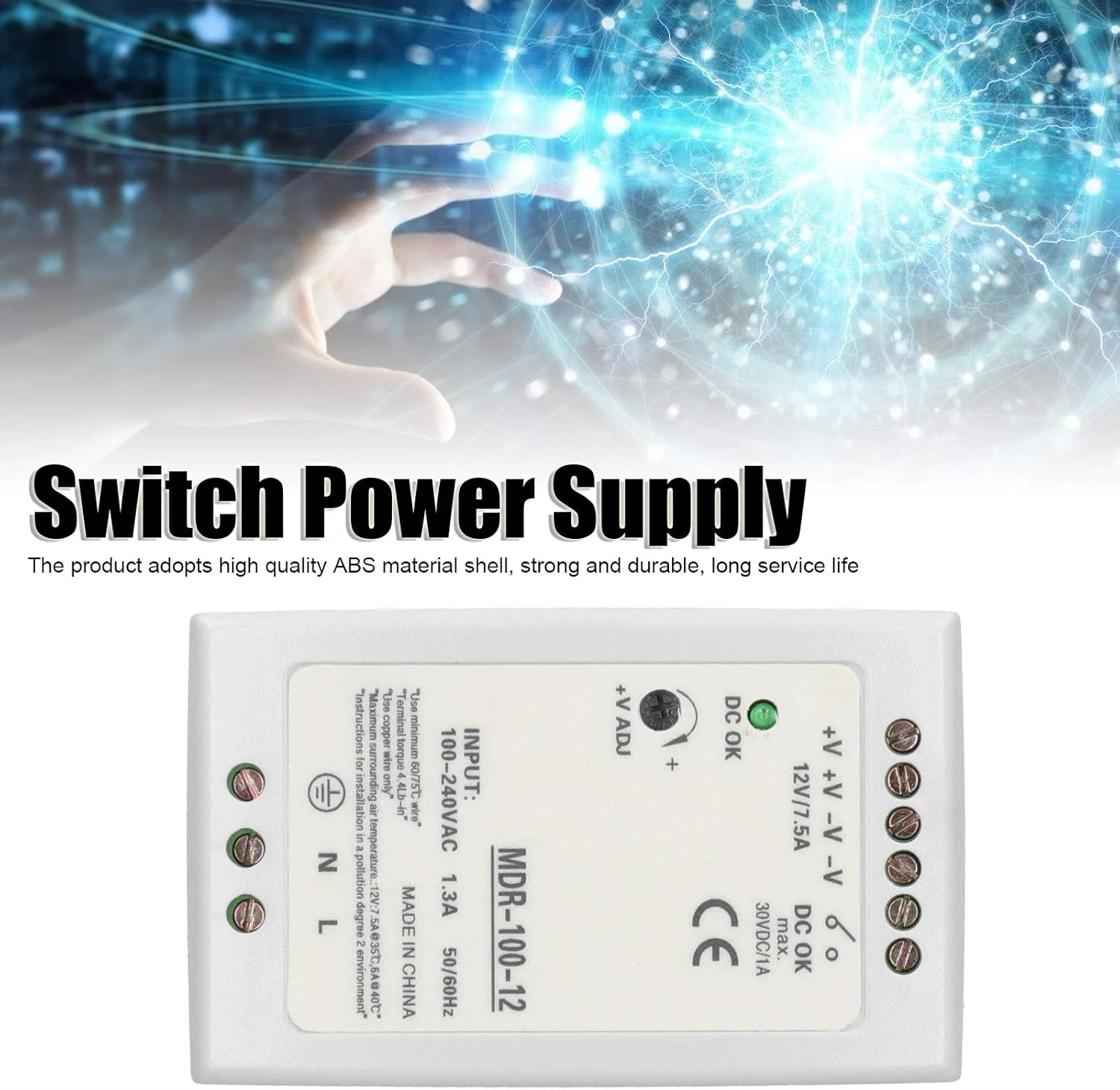 سوئیچ اترنت ریلی DIN صنعتی، منبع تغذیه ریلی DIN صنعتی تک خروجی مناسب برای کاربردهای صنعتی برای اکثر افراد