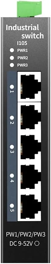 سوئیچ اترنت صنعتی TYLC با 5 پورت شبکه 10/100 مگابیت بر ثانیه DIN IP40 بدون فن (رنگ: همانطور که نشان داده شده، اندازه: یک سایز)