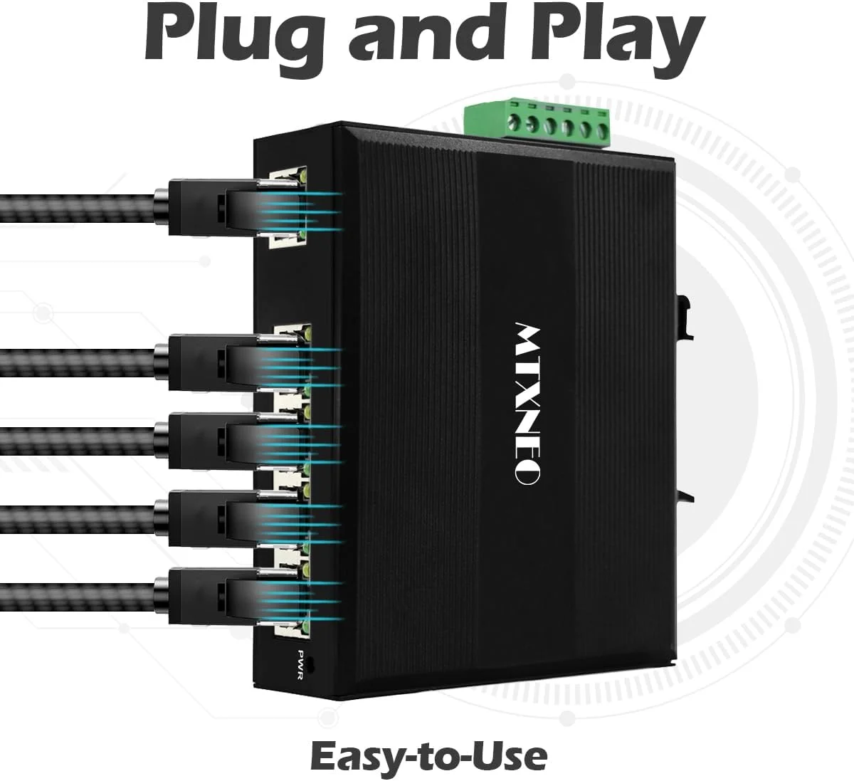 سوئیچ گیگابیتی صنعتی کوچک 5 پورت، 5 پورت RJ45 10/100/1000Mbps، نصب ریلی Din (-40 تا 75 درجه سانتیگراد) با ظرفیت سوئیچینگ 10 گیگابیت بر ثانیه سوئیچ گیگابیتی صنعتی کوچک 5 پورت، 5 پورت RJ45 10/100/1000Mbps، نصب ریلی Din (-40 تا 75 درجه سانتیگراد) با ظرفیت سوئیچینگ 10 گیگابیت بر ثانیه