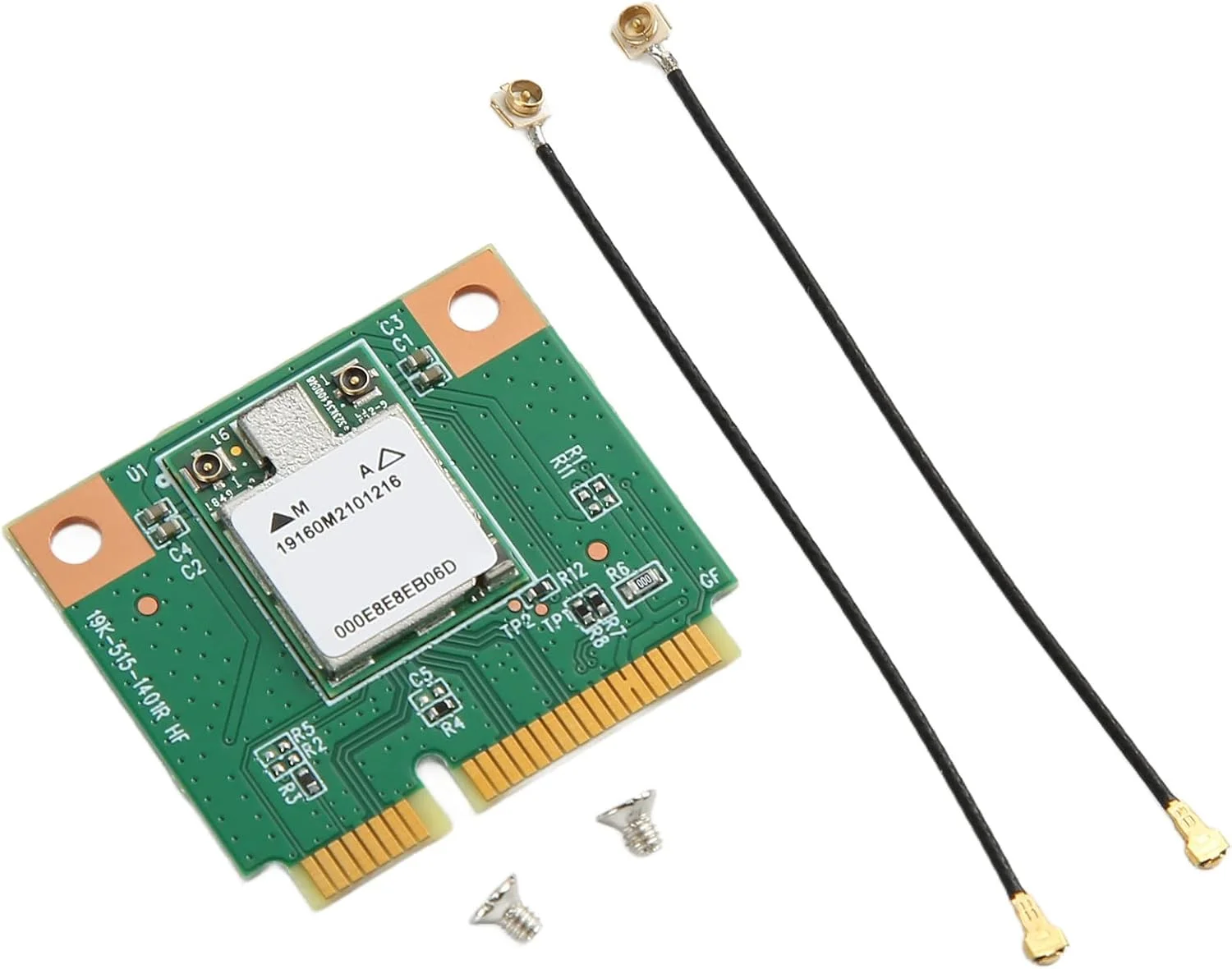 کارت شبکه وای فای PCIe برای کامپیوتر رومیزی، تا 1200 مگابیت بر ثانیه، آداپتور بی سیم با 5.2، پشتیبانی از 7/8/10/11، کارت وای فای دو بانده 2.4 گیگاهرتز 5 گیگاهرتز با سیم اتصال، اندازه جمع و جور، ماژول بی سیم