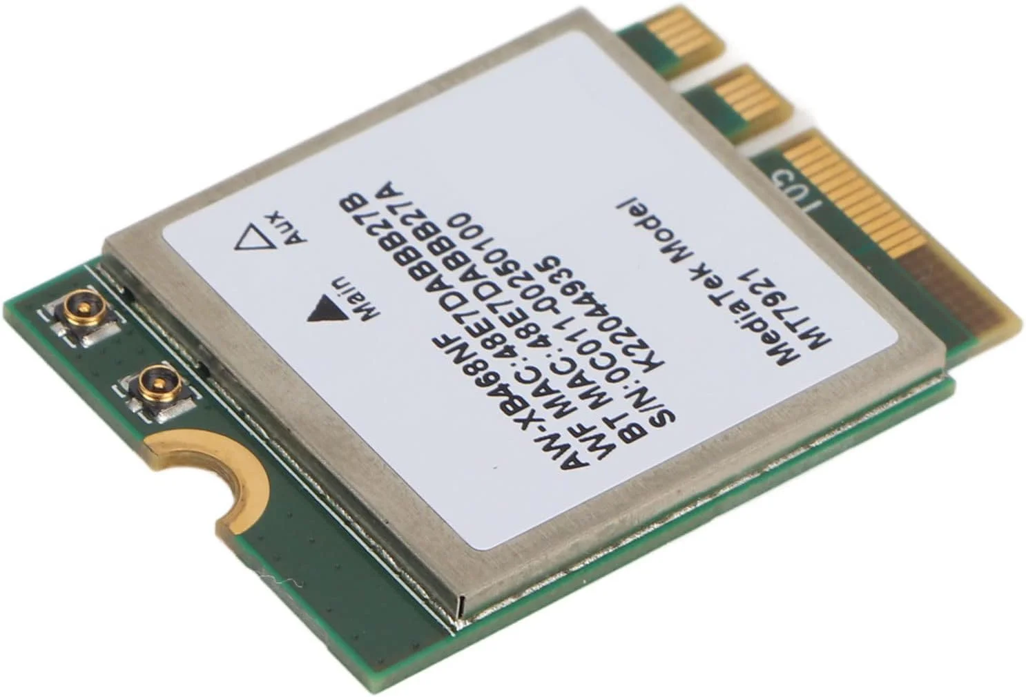 آداپتور کارت وای فای NGFF M.2، کارت وایرلس وای فای دو بانده 2.4/5 گیگاهرتز، تا 1800 مگابیت بر ثانیه، برای 10 11، تبدیل