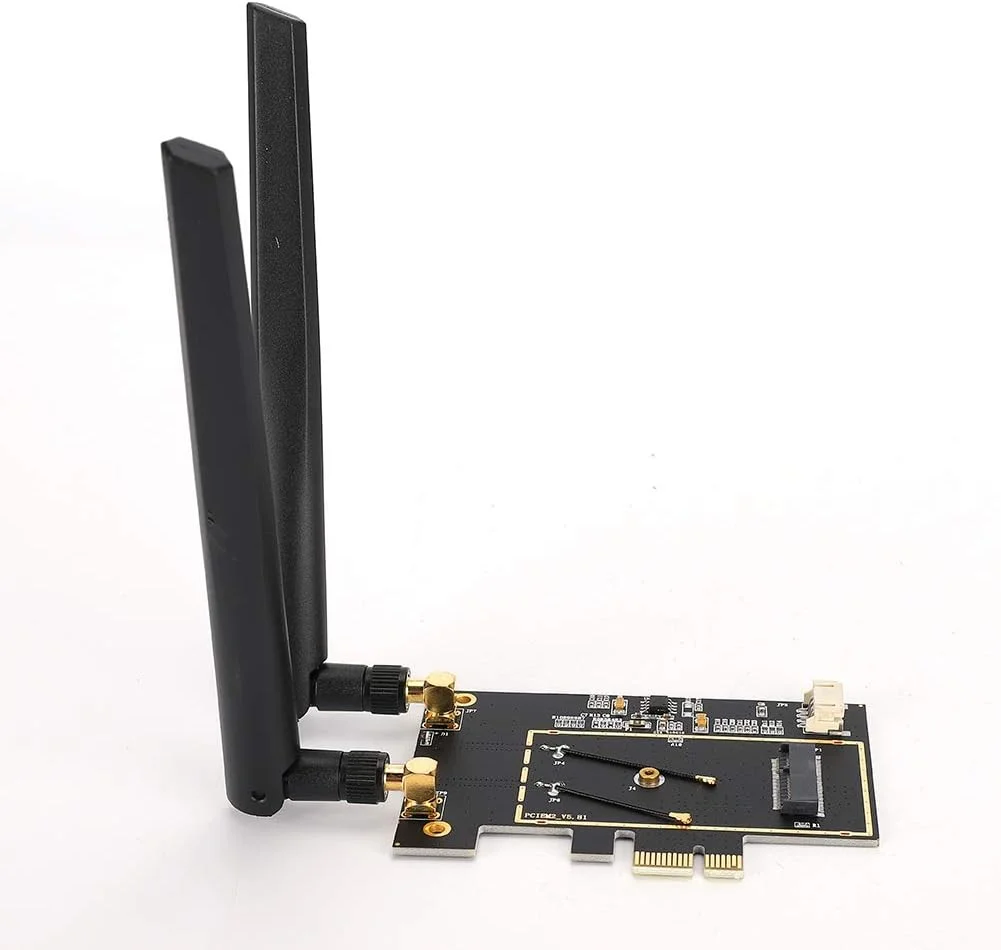 کارت وایرلس WIFI PCIe مدل XUMIUZIY، تبدیل کننده کارت M.2 NGFF به PCI-E 1X برای کامپیوترهای رومیزی، آداپتور WLAN WIFI برای 8260 7265 1535 7260
