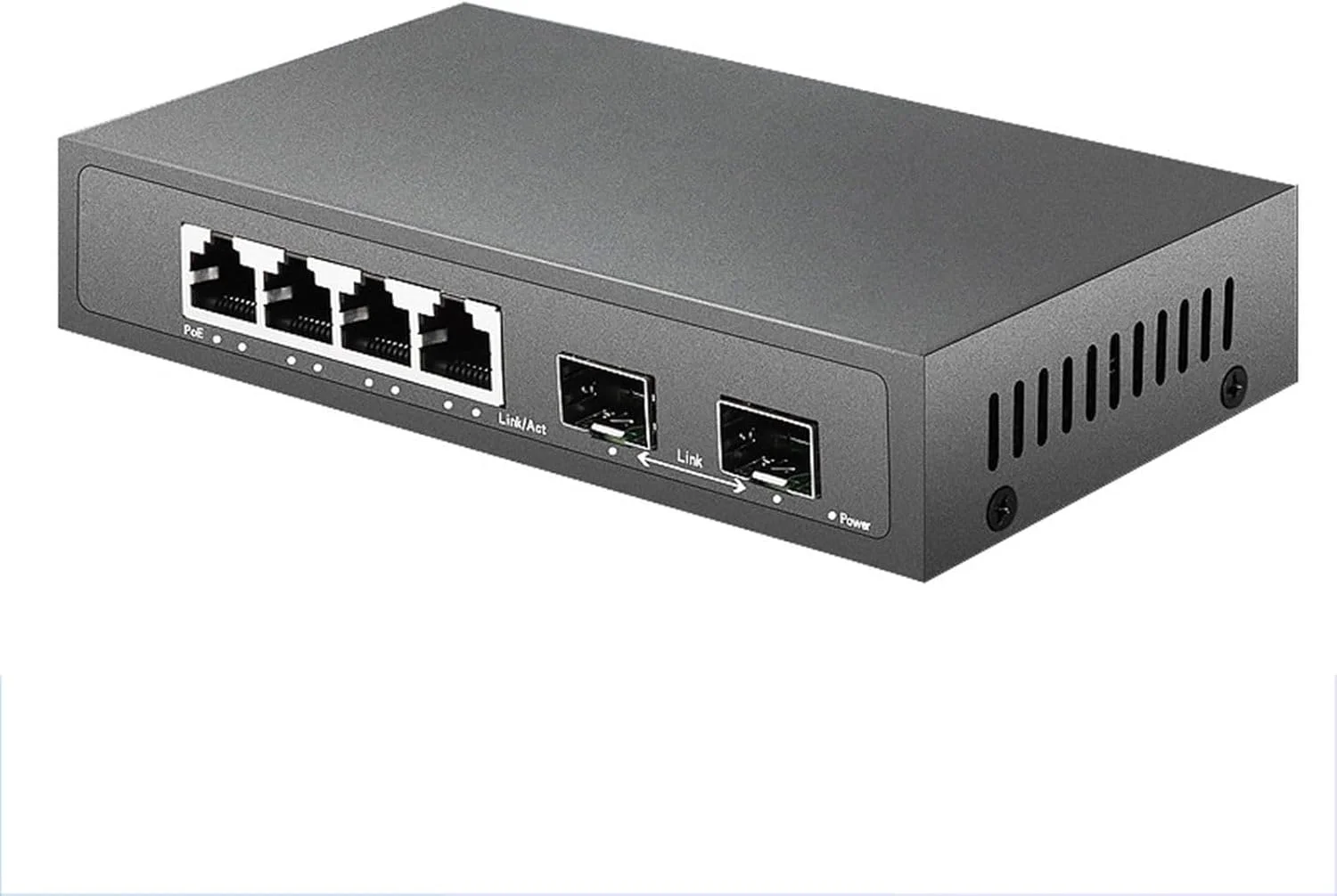 سوئیچ شبکه فیبر نوری گیگابیتی 4 پورت Jootoo، سوئیچ اترنت صنعتی، اسپلیتر شبکه با راندمان بالا 3KV، B