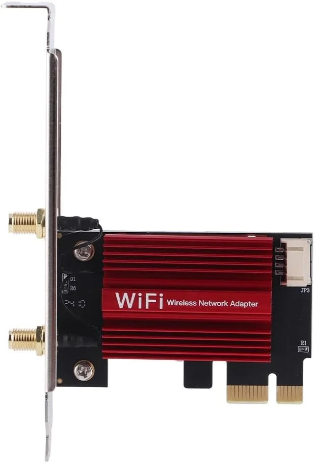 کارت شبکه وای فای 7260AC PRO PCIE با سرعت 1200 مگابیت بر ثانیه، دو بانده، با پوشش گسترده برای چندرسانه ای