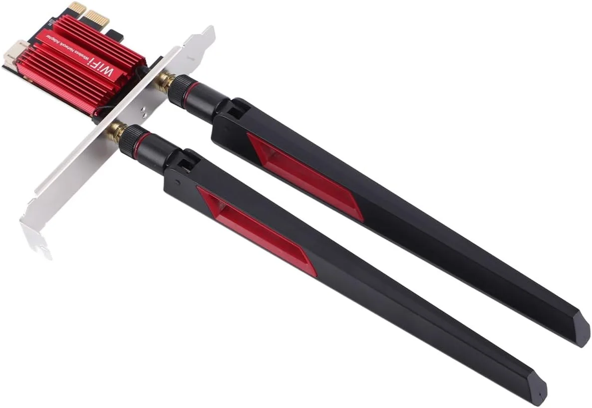 کارت شبکه وای فای 7260AC PRO PCIE با سرعت 1200 مگابیت بر ثانیه، دو بانده، با پوشش گسترده برای چندرسانه ای
