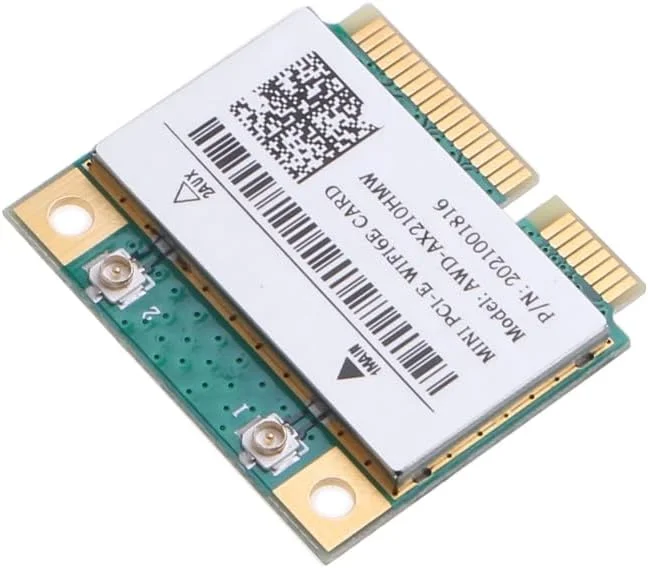آداپتور AX210HMW BT5.2 5GHz 2.4GHz Mini PCIE WiFi با آنتن برای ویندوز 10