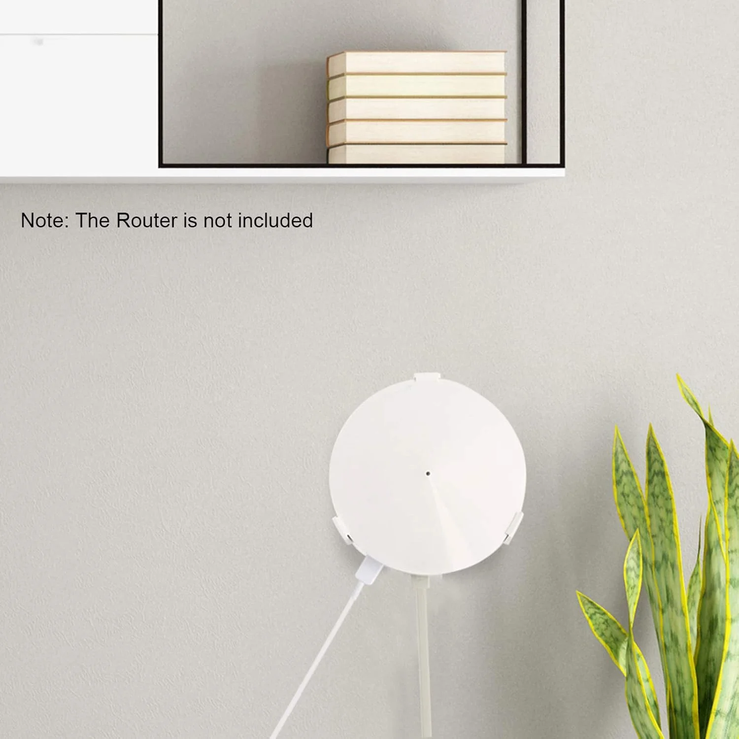 پایه دیواری باکسو برای سیستم وای فای مش خانگی TP-Link Deco M5/P7، نگهدارنده براکت محکم برای روتر Deco M5/P7، صرفه جویی در فضا، سفید، بسته 3 عددی