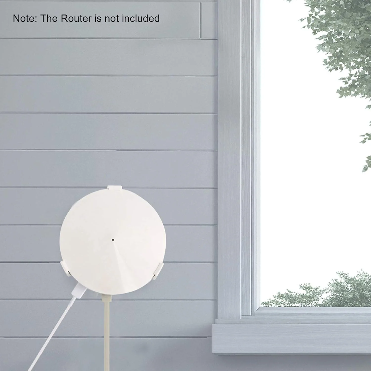 پایه دیواری باکسو برای سیستم وای فای مش خانگی TP-Link Deco M5/P7، نگهدارنده براکت محکم برای روتر Deco M5/P7، صرفه جویی در فضا، سفید، بسته 3 عددی