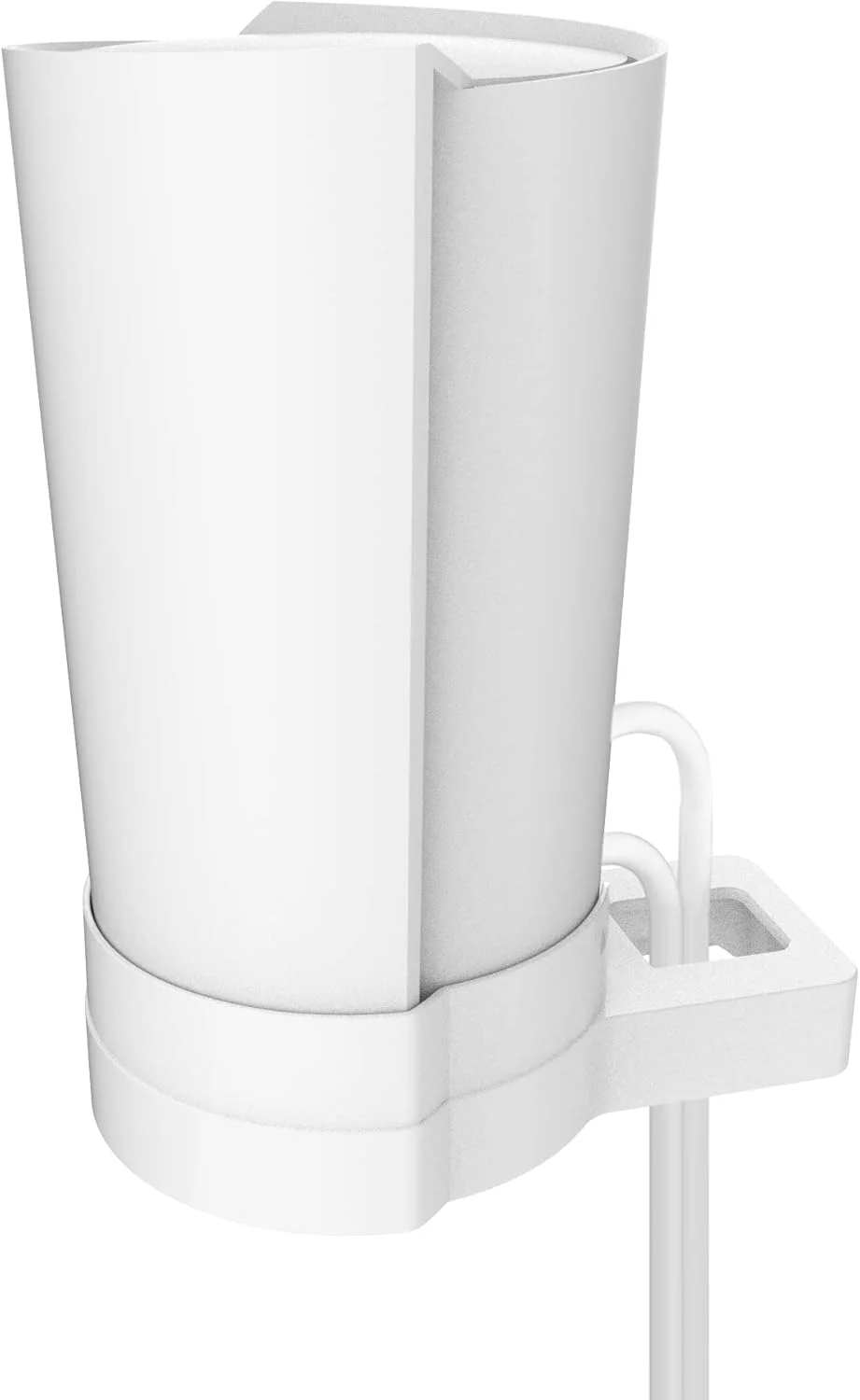 پایه دیواری Bangcheer برای TP-Link Deco X90/X95/XE200 WiFi 6، براکت دیواری با سازمان دهنده کابل، سیستم WiFi مش خانگی، نگهدارنده براکت محکم، صرفه جویی در فضا، سفید، تک عددی