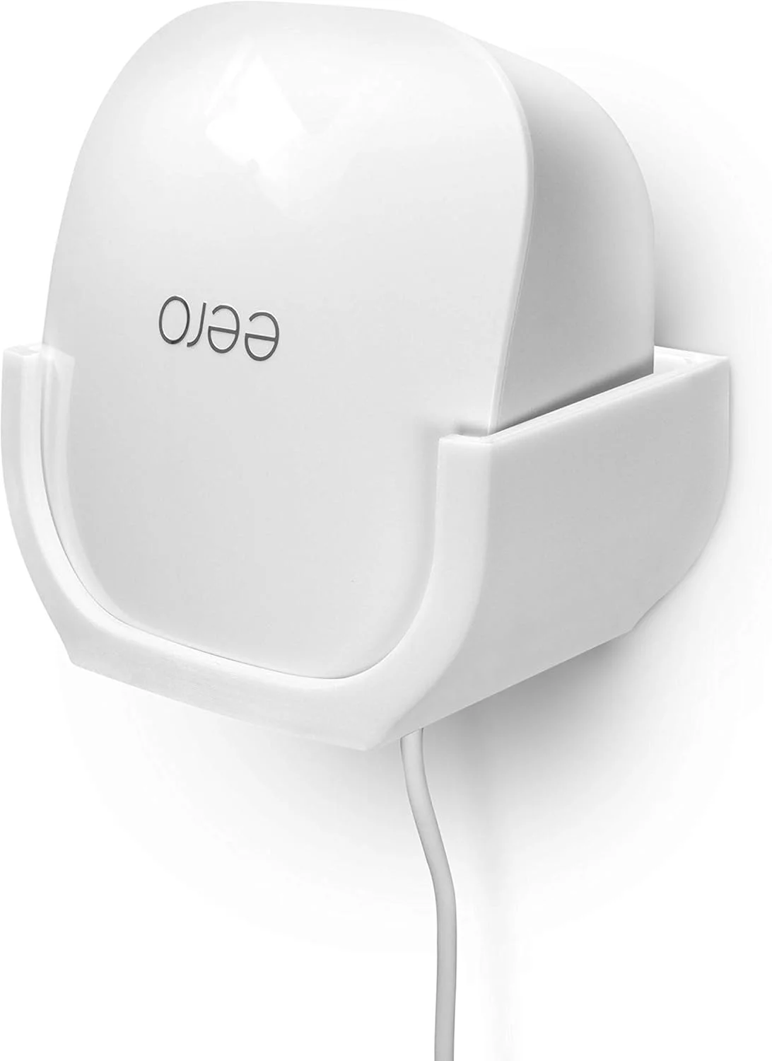 نگهدارنده دیواری بدون پیچ Brainwavz برای Eero Mesh WiFi (سازگار با Eero 6/Pro 6/Beacon نیست)، نگهدارنده چسبی VHB، نصب آسان، بدون ابزار، بدون کثیف کاری، بدون سوراخ کاری، پایه چسبی قوی، سفید