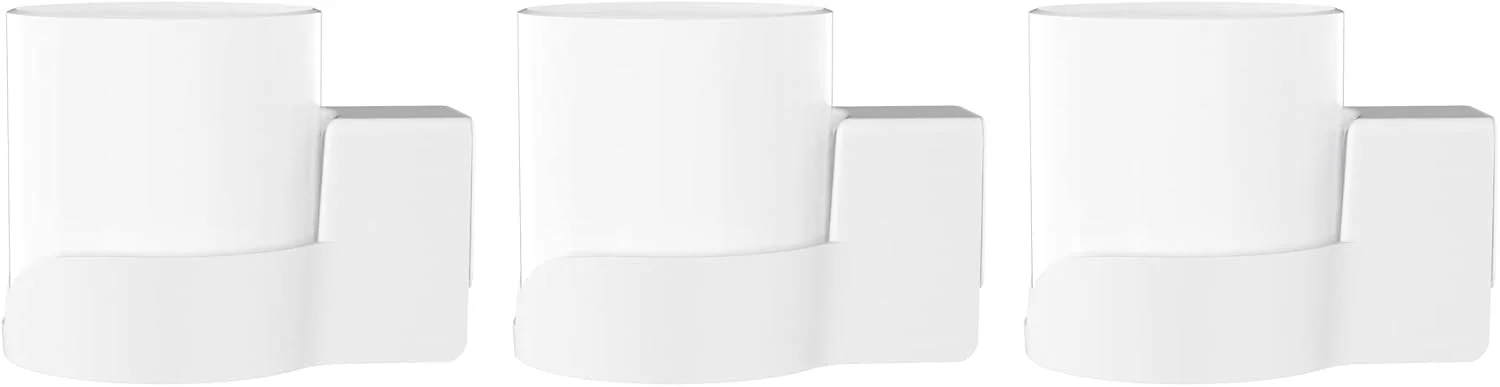 پایه سازگار با سیستم وای فای مش TP Link Deco X20 /X50 /X55 /X60 - براکت دیواری ساده و محکم TP Link X20 /X50 /X55 /X60 با مدیریت کابل (سفید، 3 عددی)