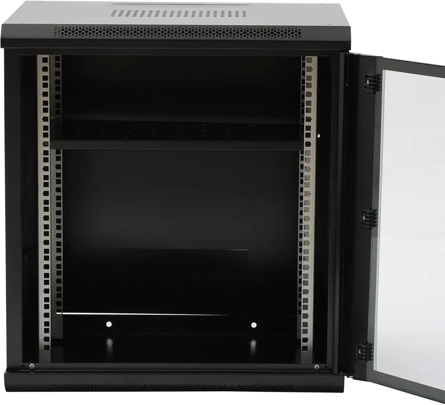 کابینت شبکه BACTI Pdu، پنل پچ 12U، سوئیچ، رک دیواری ارتباطات داده دستگاه های سرور، دو روش سیم کشی، تهویه مناسب و دوام قوی