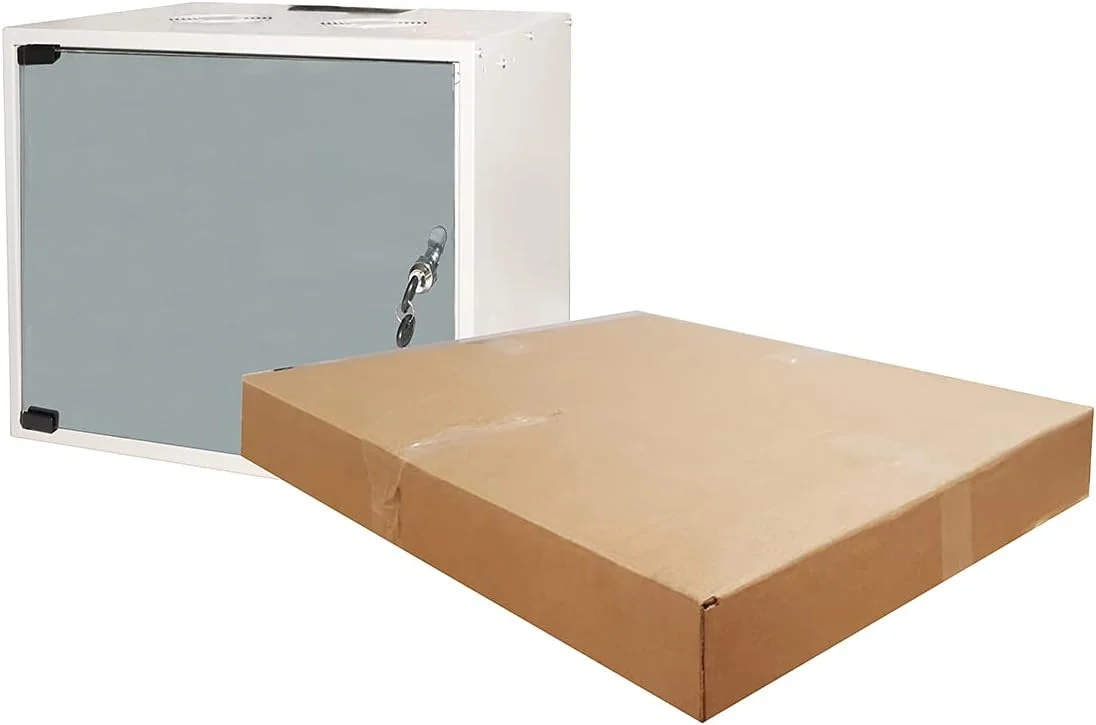 کابینت رک ۱۹ اینچی Connetto، ۹ یونیت، دیواری، مناسب برای شبکه‌ها، ابعاد ۴۶۰ (ارتفاع) x ۵۴۰ (عرض) x ۴۰۰ (عمق) میلی‌متر، درب شیشه‌ای خاکستری، مونتاژ نشده