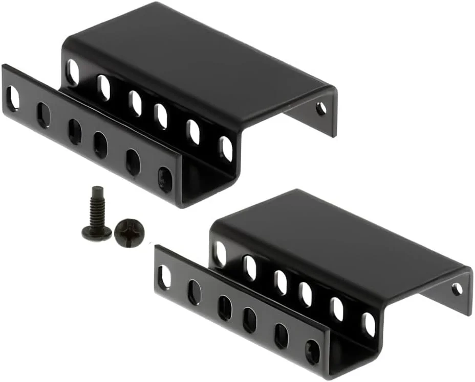 کابل و کیت - آداپتور رک فرورفته (2RU) - افزایش/کاهش 3 اینچی از جلوی رک - ظرفیت وزنی 25 پوندی (11 کیلوگرم) - آداپتور عمق ریل، توسعه دهنده برای کامپیوترها، سرورها یا تجهیزات شبکه