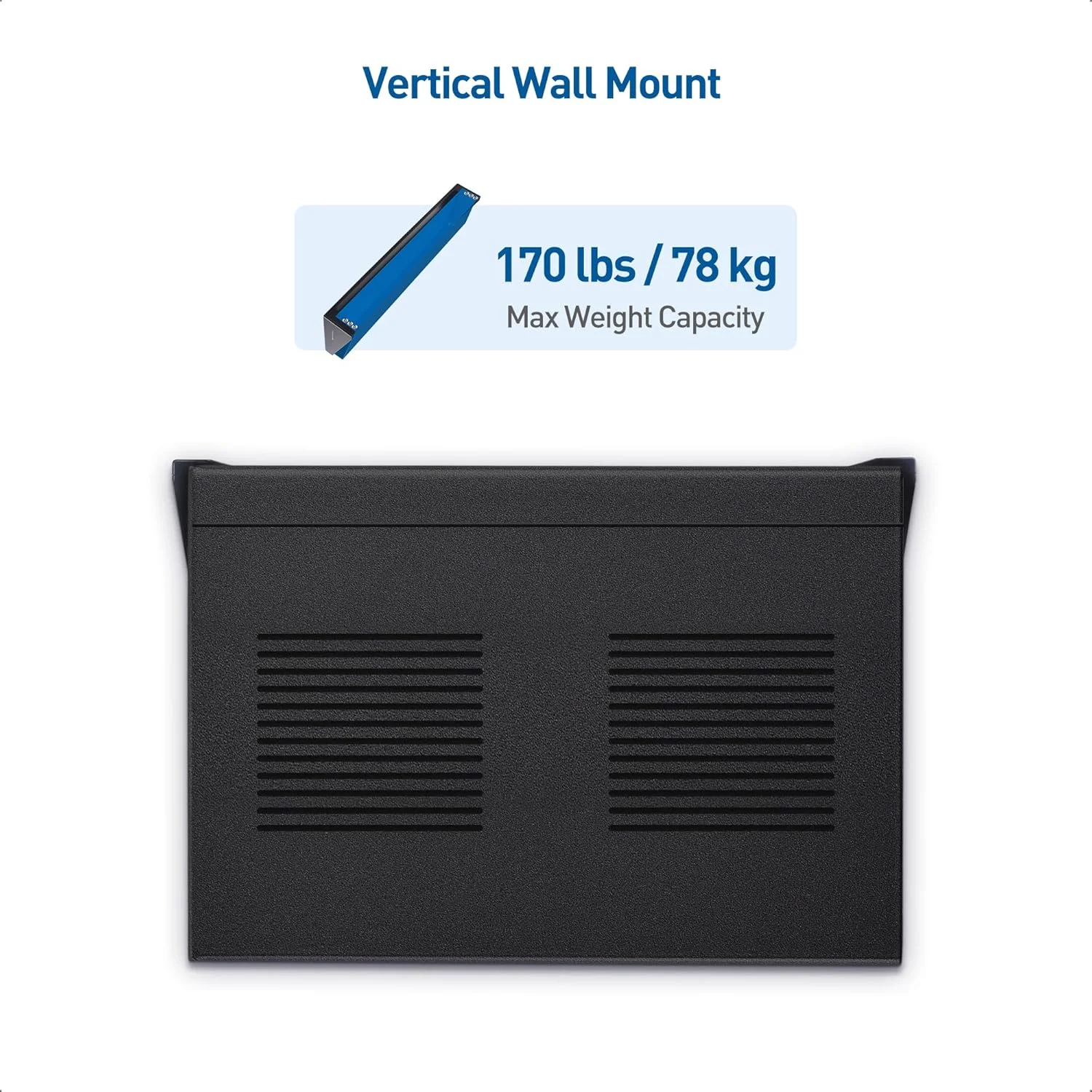 براکت پنل پچ رک دیواری 1U عمودی 19 اینچی کابل مترز با تحمل وزن حداکثر 77 کیلوگرم، نصب عمودی و افقی چند منظوره برای شبکه، سرور و تجهیزات 19 اینچی