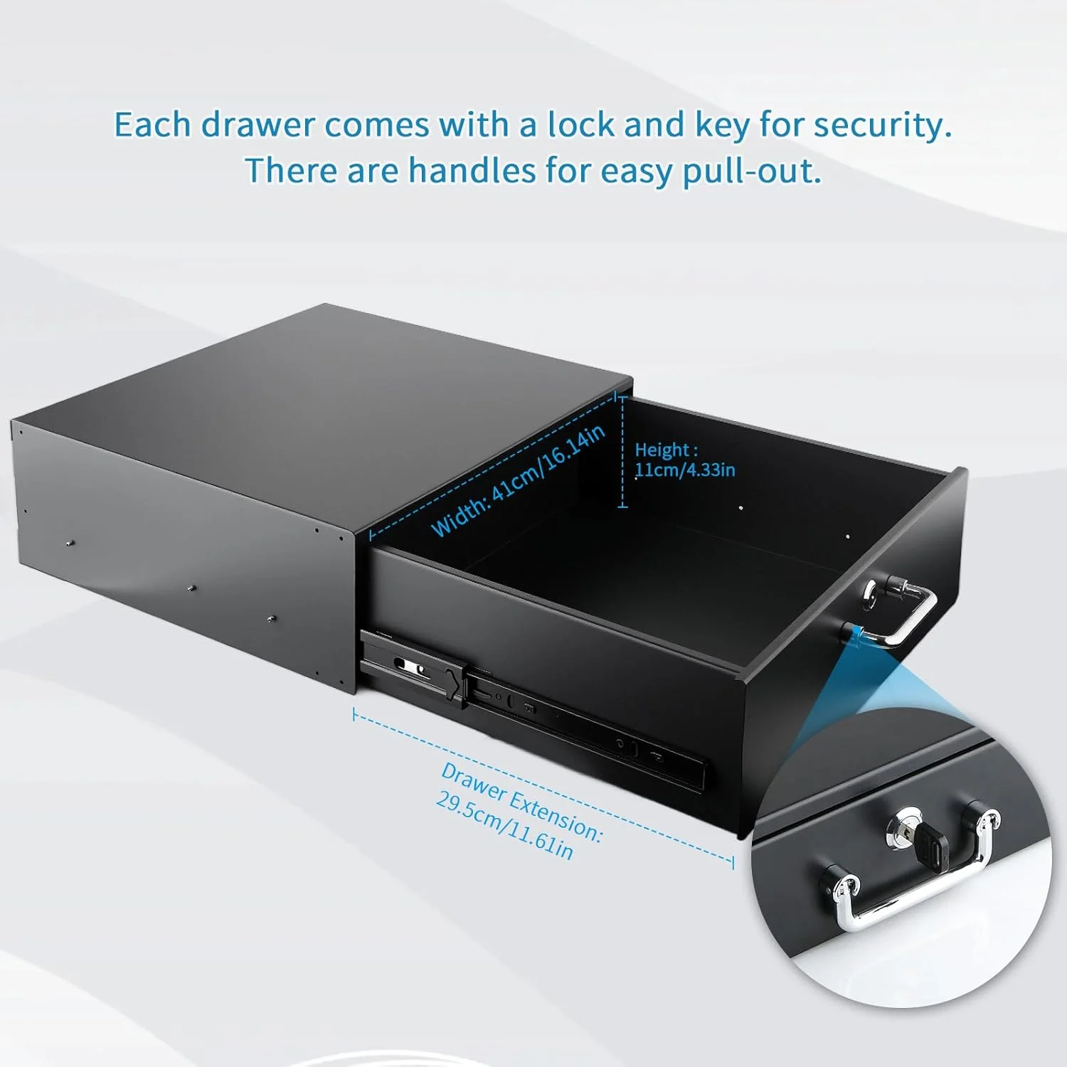 کشو رک 4U، کشو نصب شده در رک طراحی شده برای تجهیزات شبکه 19 اینچی