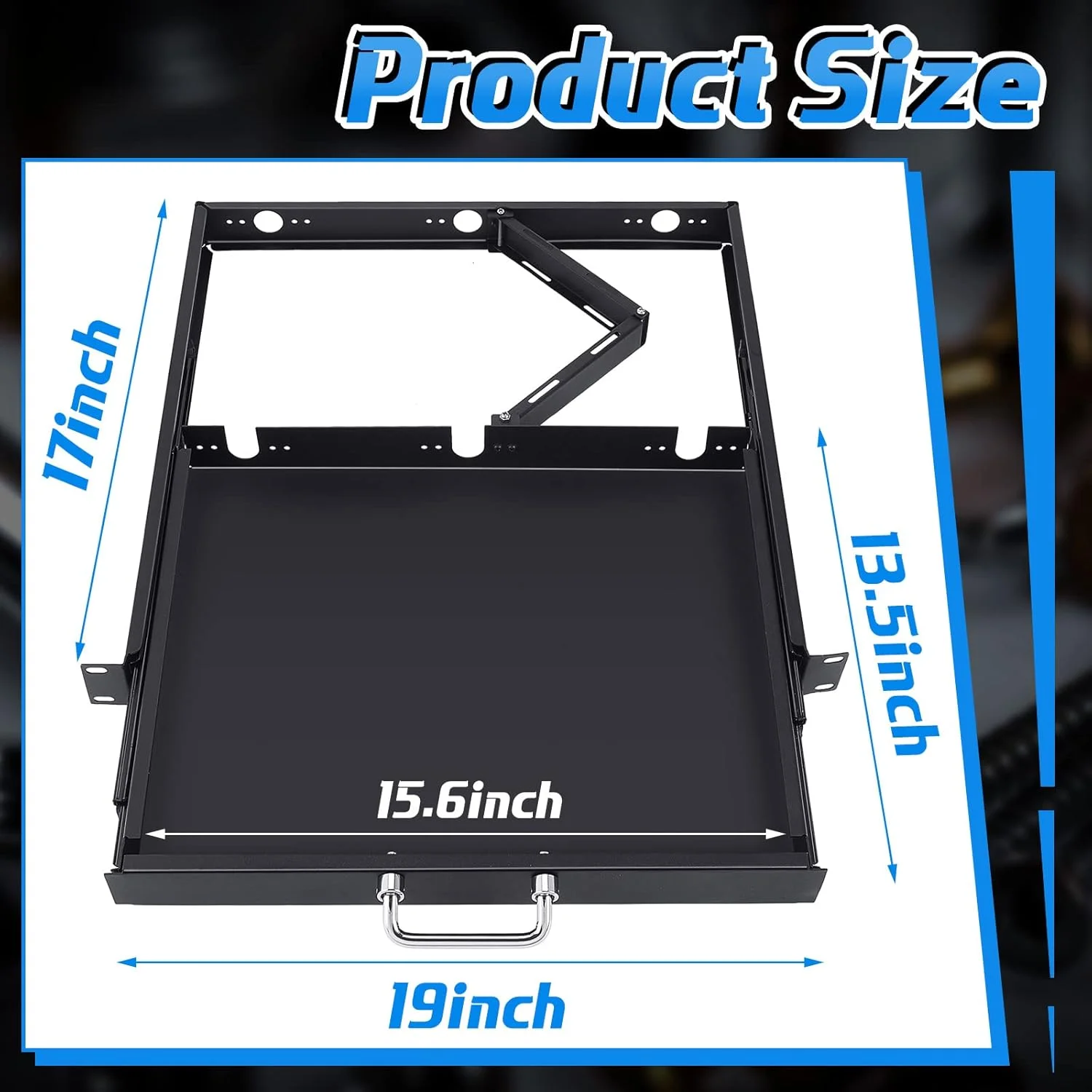 سینی کیبورد ریلی رک مونت Dunzy 1U برای رک های تجهیزات شبکه کنسولی رک 19 اینچی کشوی رک قفسه ریلی برای لوازم جانبی استودیوی موسیقی داده سرور