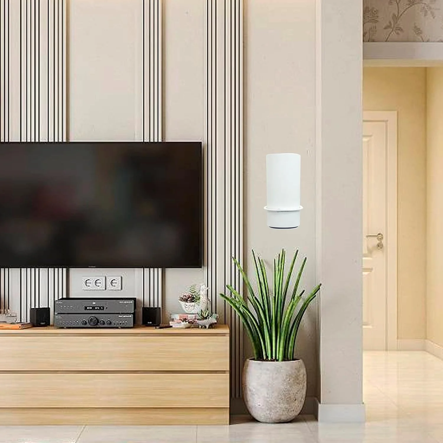 (بسته 2 عددی) پایه دیواری برای Tp-Link Deco M4/E4، براکت فلزی مستحکم سازگار با Tp-Link Deco M4 Mesh WiFi.