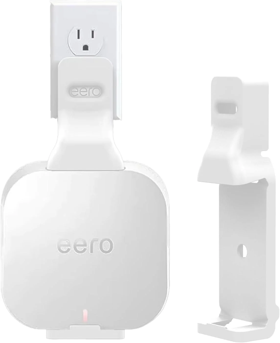 نگهدارنده دیواری برای سیستم وای فای مش eero Pro 6e و eero Pro 6، براکت های نصب پریز سازگار با روتر وای فای مش eero Pro 6/6E