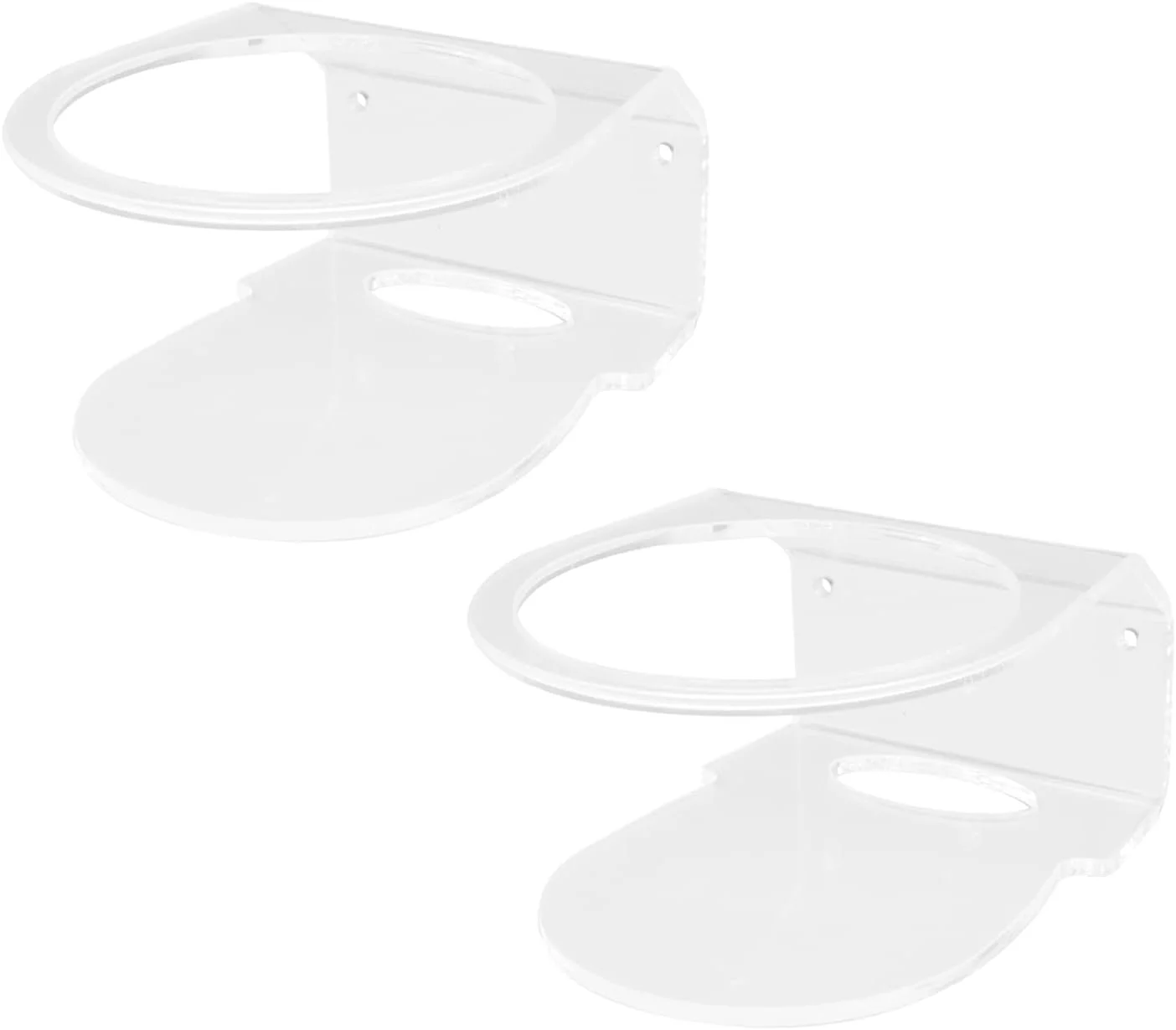 هولدر دیواری HOLACA برای سیستم وای فای مش TP-Link Deco XE75/XE75Pro(AX5400) X15(AX1500) PX50، پایه نگهدارنده دیواری آکریلیک ساده و محکم (بسته 2 عددی)