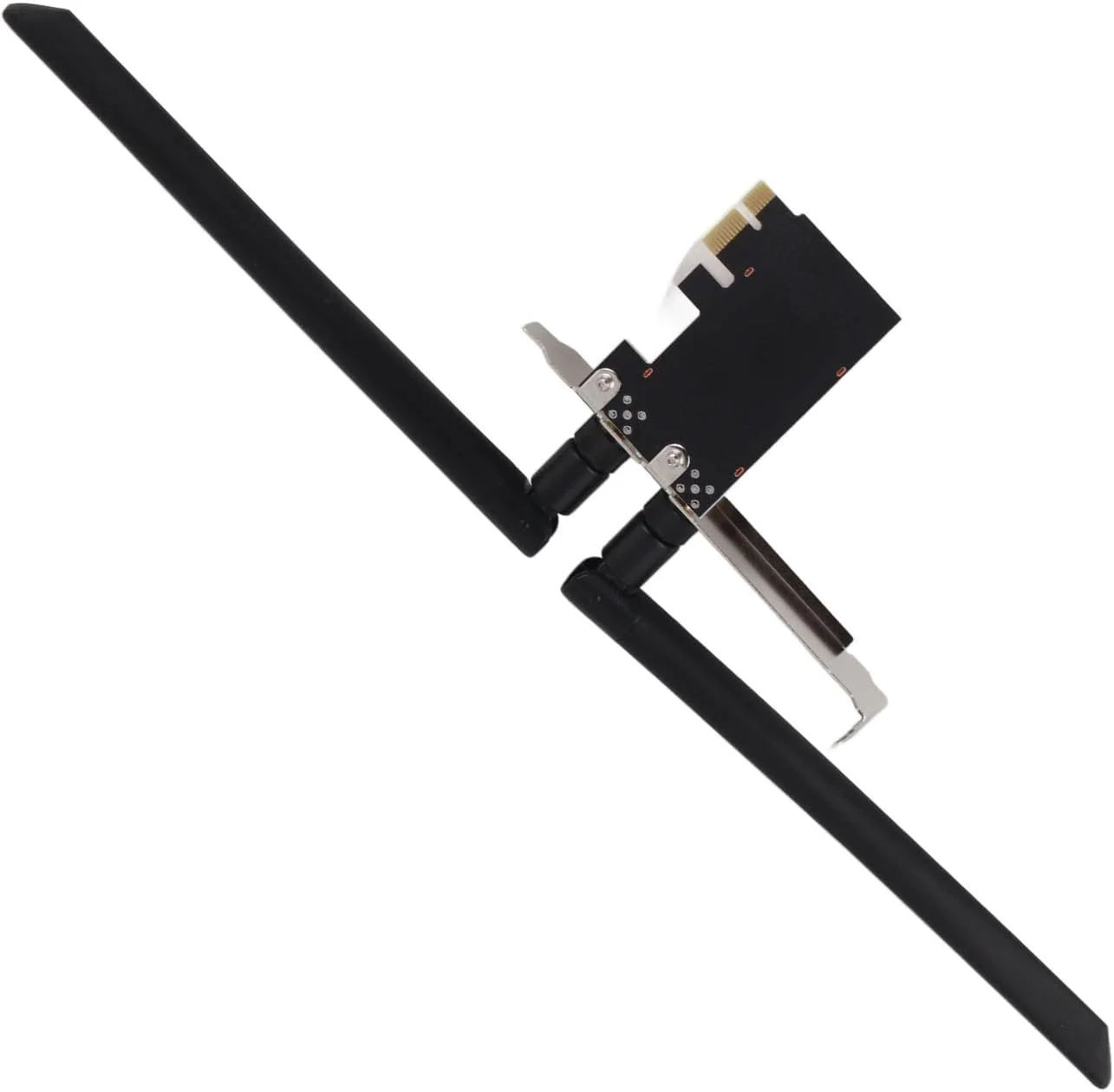 کارت وای فای  Asixxsix 7260AC Pro PCIE، کارت وایرلس دو بانده 1200 مگابیت بر ثانیه 2.4 گیگاهرتز 5 گیگاهرتز، آداپتور PCI Express وایرلس کارآمد 4.0 وای فای برای ویندوز 7 8 10 11