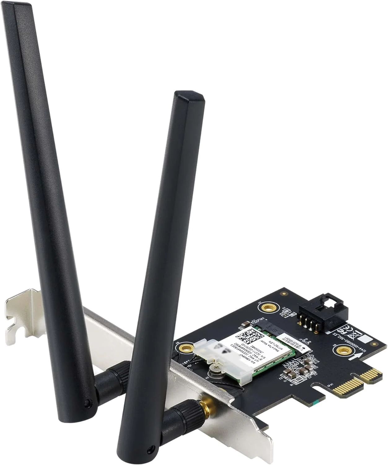 آداپتور PCIe ایسوس PCE-AXE5400 WiFi 6E – دو بانده، OFDMA و MU-MIMO، شبکه بی سیم پرسرعت