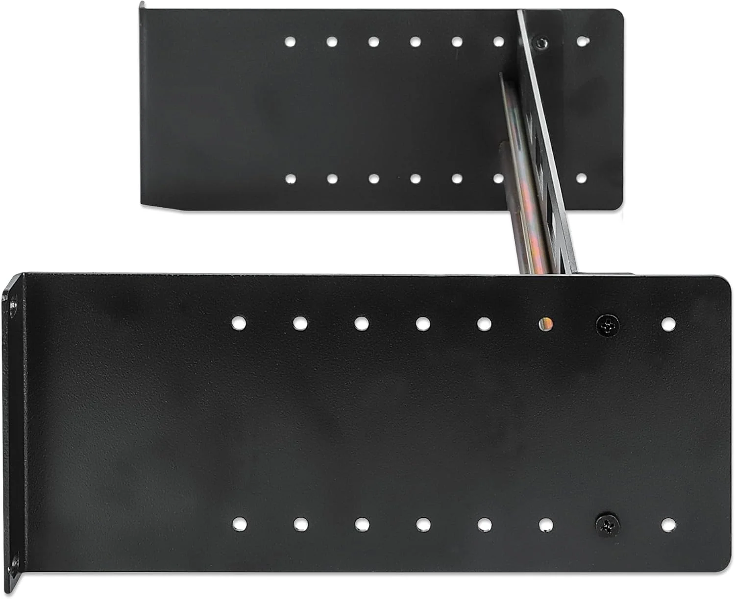 کیت ریل DIN قابل تنظیم 19 اینچی Intellinet، 2U – تنظیم عمق 8 سطحی با کلاهک، ظرفیت وزن 12 کیلوگرم، مقاوم کیت ریل DIN قابل تنظیم 19 اینچی Intellinet، 2U – تنظیم عمق 8 سطحی با کلاهک، ظرفیت وزن 12 کیلوگرم، مقاوم