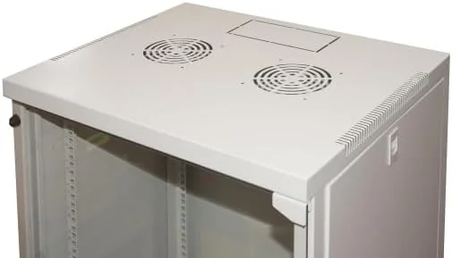 رک دیواری LINK LK1907UG سایز 19 اینچ 6 یونیت مناسب برای شبکه‌ها 350 X 540 X 450 میلی‌متر، خاکستری