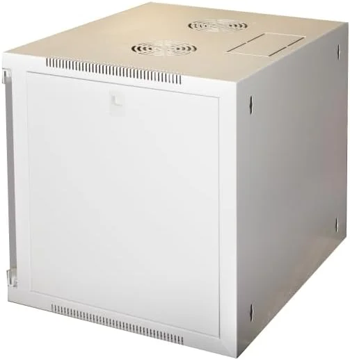 رک دیواری LINK LK1907UG سایز 19 اینچ 6 یونیت مناسب برای شبکه‌ها 350 X 540 X 450 میلی‌متر، خاکستری