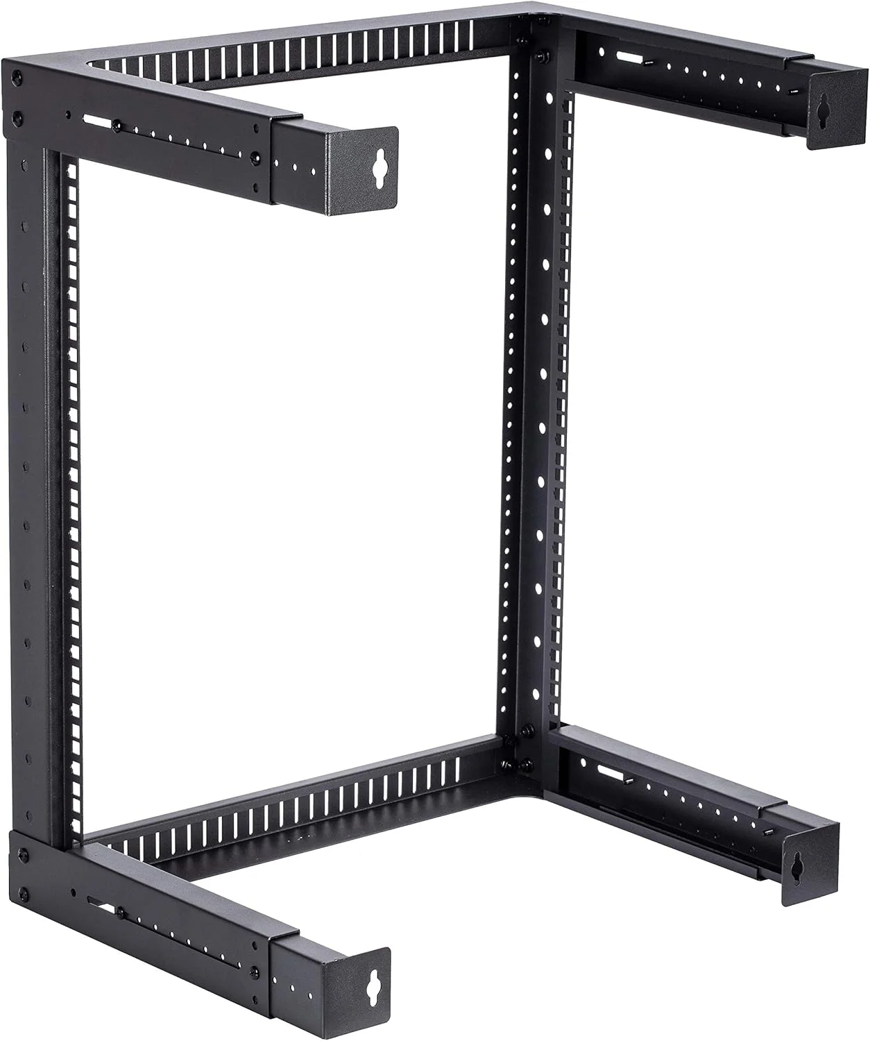 رک دیواری باز 12 یونیت Kenuco با عمق قابل تنظیم، مناسب تجهیزات شبکه، عمق 45 سانتیمتر