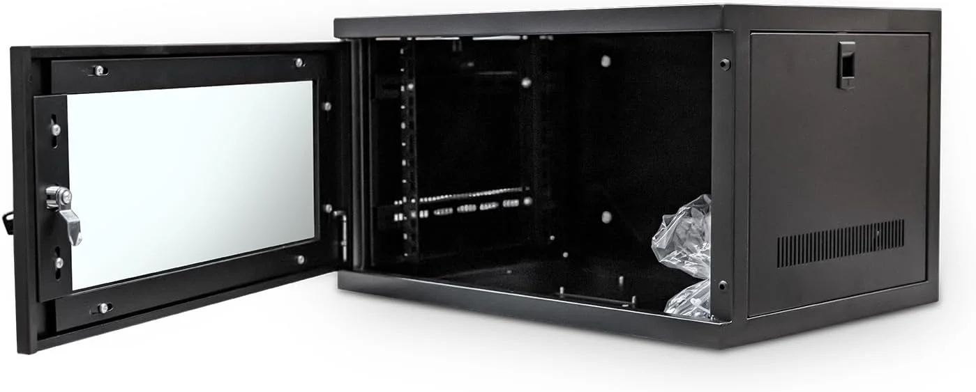 کابینت شبکه دیواری 6 یونیت 19 اینچی LMS DATA EcoNetCab - مشکی کابینت شبکه دیواری 6 یونیت 19 اینچی LMS DATA EcoNetCab - مشکی