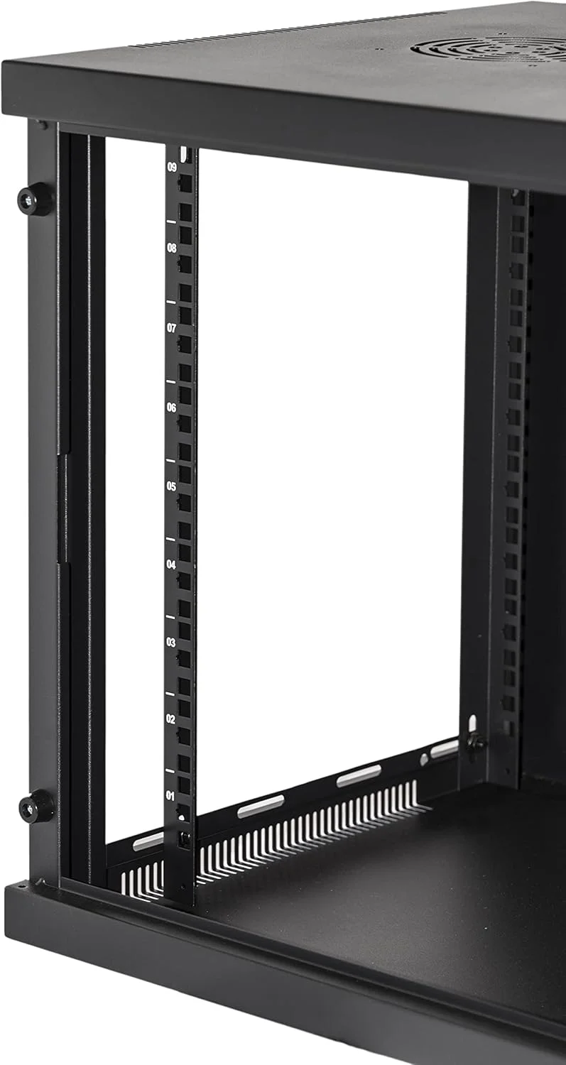 رک دیواری شبکه 9 اینچی لینک LK1909U66، ابعاد 490x540 و عمق 600 میلیمتر، رنگ مشکی رک دیواری شبکه 9 اینچی لینک LK1909U66، ابعاد 490x540 و عمق 600 میلیمتر، رنگ مشکی