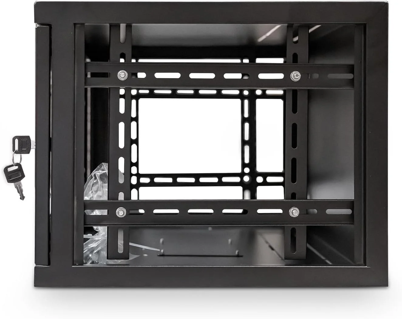 کابینت شبکه دیواری 6 یونیت 19 اینچی LMS DATA EcoNetCab - مشکی کابینت شبکه دیواری 6 یونیت 19 اینچی LMS DATA EcoNetCab - مشکی