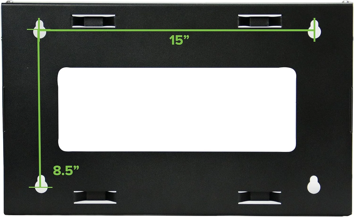 نگهدارنده دیواری NavePoint 6U، رک تجهیزات شبکه قابل گسترش، استاندارد 19 اینچ