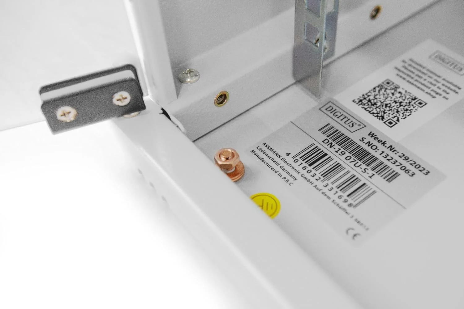 کابینت دیواری 7 یونیت، SOHO، مونتاژ نشده 370x540x400 میلی متر، درب جلویی شیشه ای کامل، خاکستری