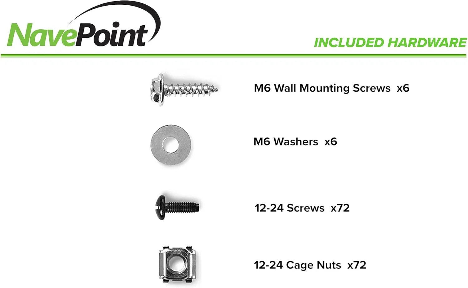رک شبکه ای فریم باز دیواری NavePoint با اندازه 12U، عمق 63 سانتی متر، رک AV، شبکه خانگی، تجهیزات نصب رک 19 اینچی، شامل شکاف های مدیریت کابل داخلی، رک سرور، فولاد، مشکی