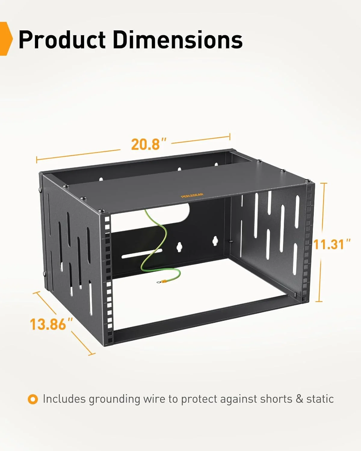 رک شبکه 6U پرلگیر