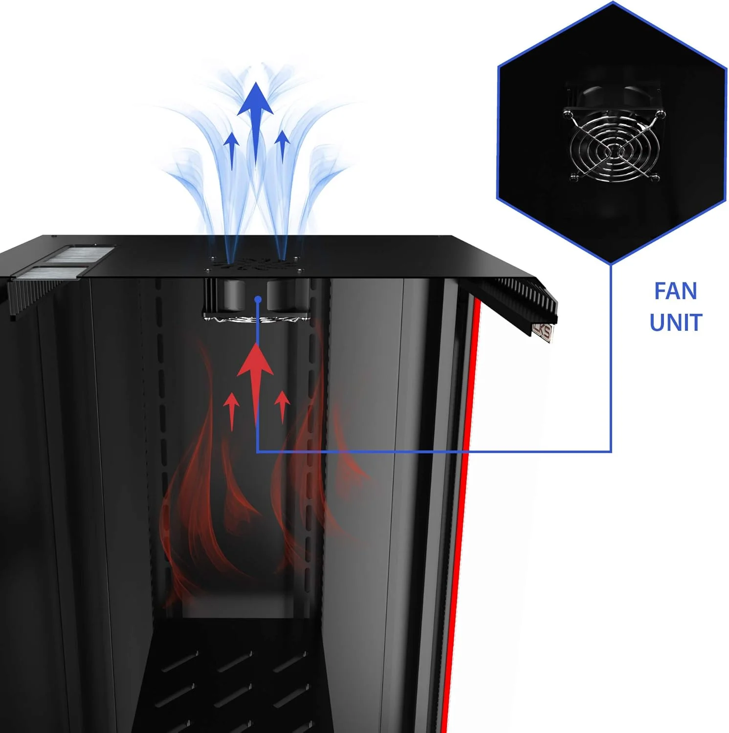 کابینت شبکه - نصب رکمونت - رک دیواری IT - قفل دار - رک سرور - رک دیتا به عمق 24 اینچ - کابینت رک سرور با پاوربار/فن/قفسه/چرخ/برای سرورها - A/V (15U 24"x24"x30")