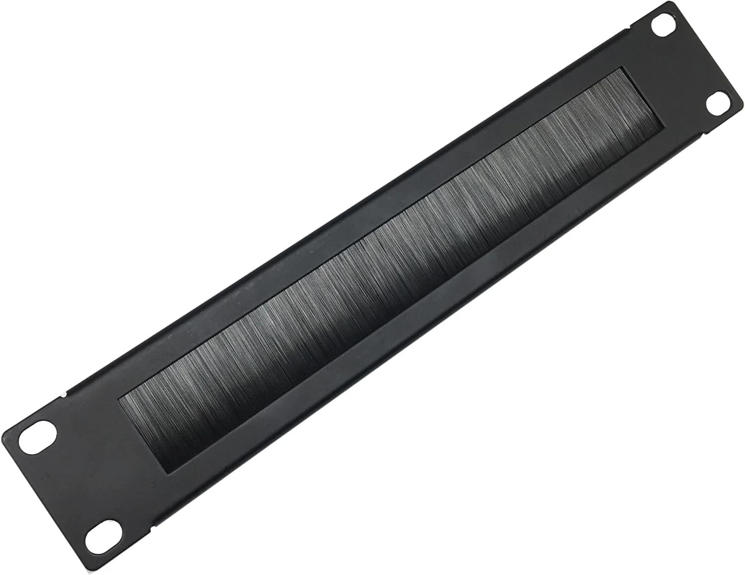 پنل مدیریت کابل برس دار QiaoYoubang 1U 10 اینچی برای ورود کابل در رک سرور 10 اینچی، کابینت شبکه یا رک رومیزی