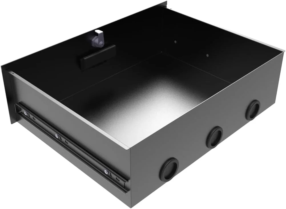 کشو رک مونت 3U کیائو یوبانگ با قفل و عمق 12.7 اینچ برای رک سرور 19 اینچی یا کابینت شبکه، مشکی