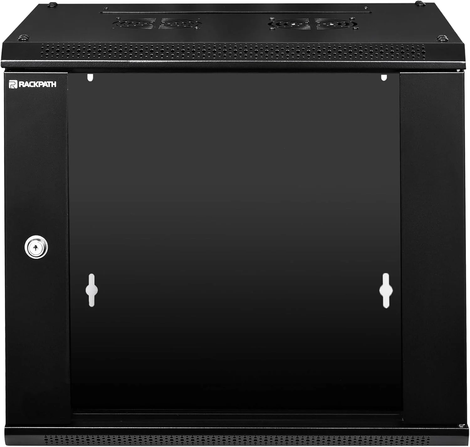 رک دیواری 9 یونیت RackPath - فن خنک کننده بی صدا، درب شیشه ای قفل دار، عمق 450 میلی متر، پنل های جانبی قفل دار قابل جابجایی، مناسب برای تجهیزات IT و A/V 19 اینچی رک دیواری 9 یونیت RackPath - فن خنک کننده بی صدا، درب شیشه ای قفل دار، عمق 450 میلی متر، پنل های جانبی قفل دار قابل جابجایی، مناسب برای تجهیزات IT و A/V 19 اینچی