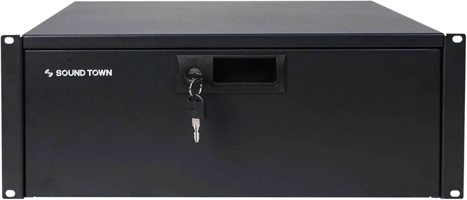 کشو رک 19 اینچی 4 یونیت قفلدار ساند تاون، با فوم محافظ (STRD-4D) کشو رک 19 اینچی 4 یونیت قفلدار ساند تاون، با فوم محافظ (STRD-4D)