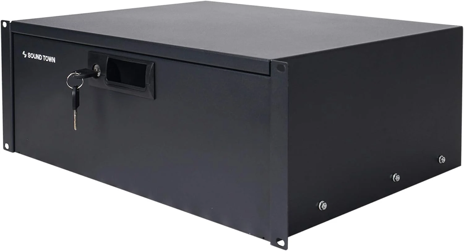 کشو رک 19 اینچی 4 یونیت قفلدار ساند تاون، با فوم محافظ (STRD-4D) کشو رک 19 اینچی 4 یونیت قفلدار ساند تاون، با فوم محافظ (STRD-4D)