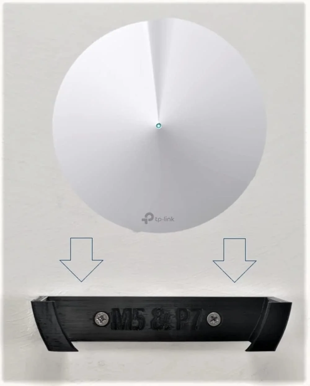پایه دیواری برای سیستم وای فای مش Tp Link Deco M5 و P7 (مشکی)