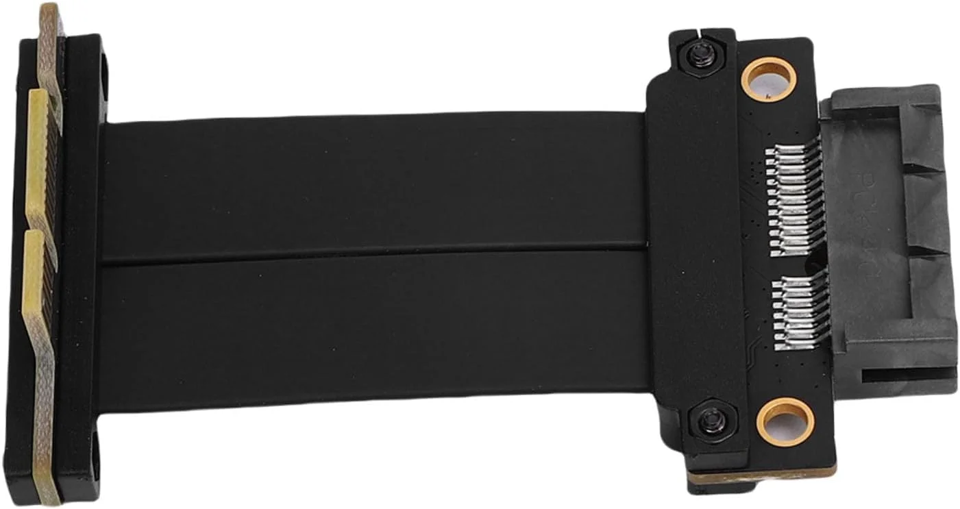 کابل افزایش طول PCIe 4.0، کابل توسعه کارت گرافیک GPU نسل 4 PCIe X1 برای کارت صدای USB و وای فای M.2 با سرعت کامل و بدون افت کیفیت 180 درجه، برای کیس های کامپیوتر، برنامه های هوش مصنوعی، سرورها (10 سانتی متر) کابل افزایش طول PCIe 4.0، کابل توسعه کارت گرافیک GPU نسل 4 PCIe X1 برای کارت صدای USB و وای فای M.2 با سرعت کامل و بدون افت کیفیت 180 درجه، برای کیس های کامپیوتر، برنامه های هوش مصنوعی، سرورها (10 سانتی متر)
