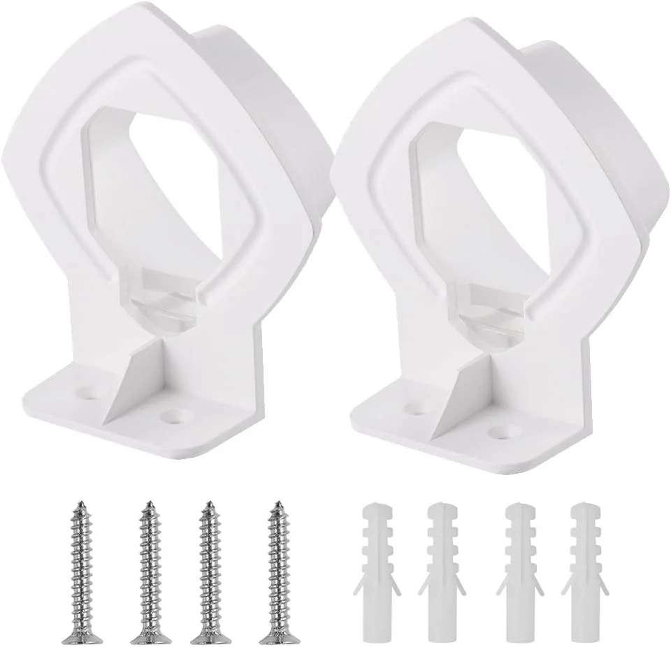 پایه دیواری برای Linksys Velop، نگهدارنده پایه نصب دیواری برای سیستم WiFi Mesh خانگی Linksys Velop Tri-band، سفید، بسته 2 عددی